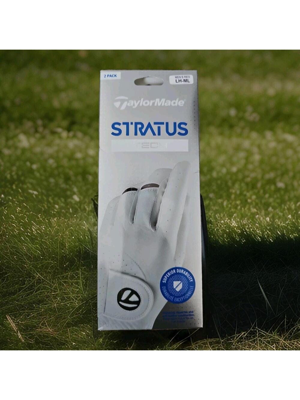 TaylorMade Stratus Tech Golf Glove - White (N6406621)